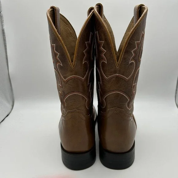 Cody James Boots Mens Size 13D BCJFA18P2 Western Cowboy Square Toe Leather Brown - Picture 5 of 15